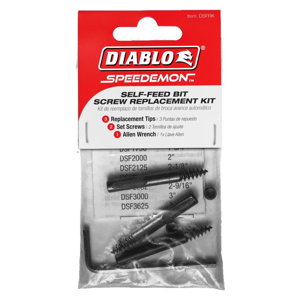 SPEEDemon Self-Feed Bit Screw Replacement Kit DSFRK