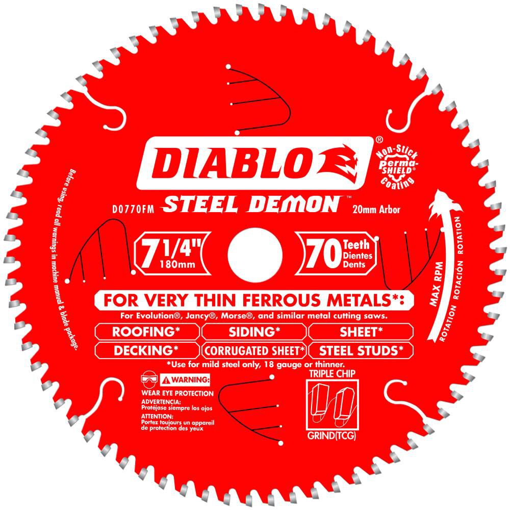 Steel Demon Metal Cutting Saw Blade D0770FM