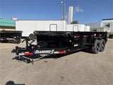 14 Ft. x 82 In. Heavy Duty Low Profile Dump Trailer LPD207L14X82