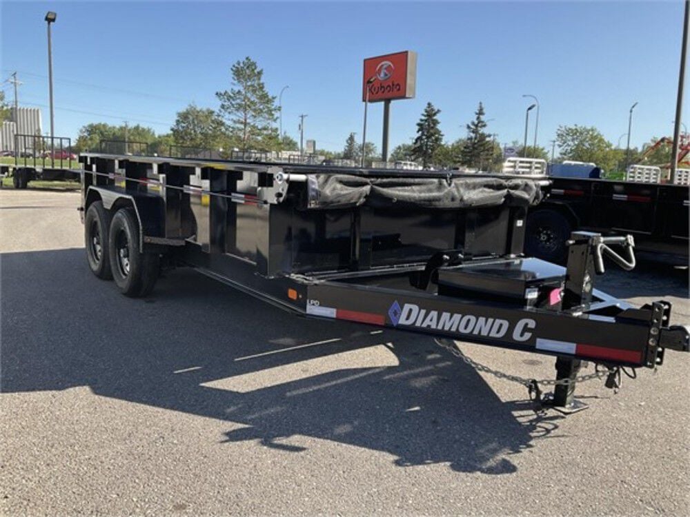 14 Ft. x 82 In. Heavy Duty Low Profile Dump Trailer LPD207L14X82