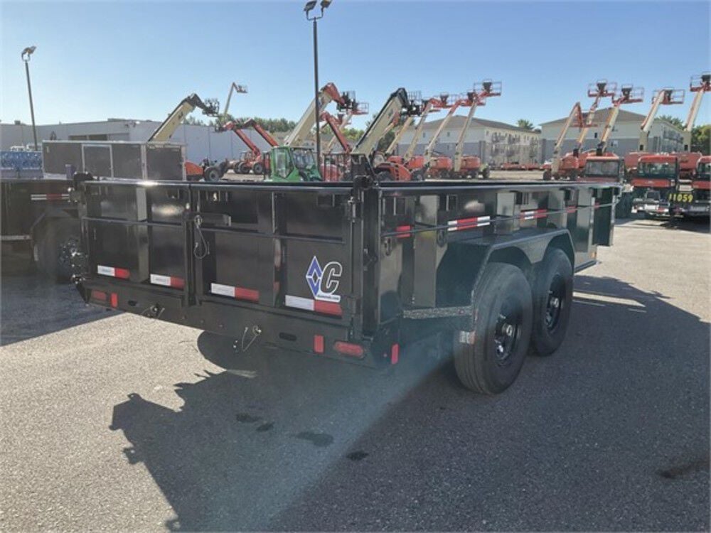 14 Ft. x 82 In. Heavy Duty Low Profile Dump Trailer LPD207L14X82