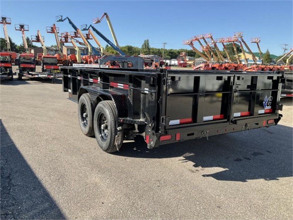 14 Ft. x 82 In. Heavy Duty Low Profile Dump Trailer LPD207L14X82