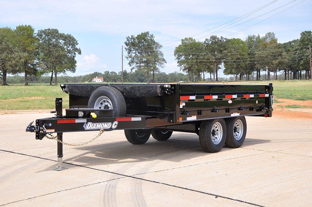 14 Ft. x 96 In. Deck Over Dump Trailer DOD DOD207L14X96