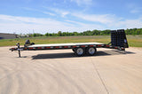 22 Ft. x 102 In. Heavy Duty Deck Over Equipment Trailer with Max Ramps DEC207L22X102MR