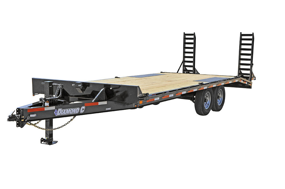 22 Ft. x 102 In. Heavy Duty Deck Over Equipment Trailer with Max Ramps DEC207L22X102MR