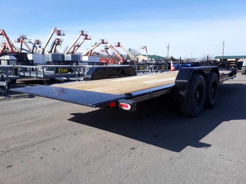 22 Ft. x 82 In. Low Profile Hydraulically Dampened Tilt Trailer HDT207L22X82