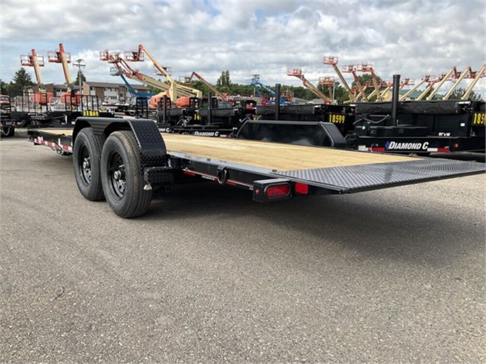 24 Ft. x 82 In. Low Profile Hydraulically Dampened Tilt Trailer HDT207L24X82