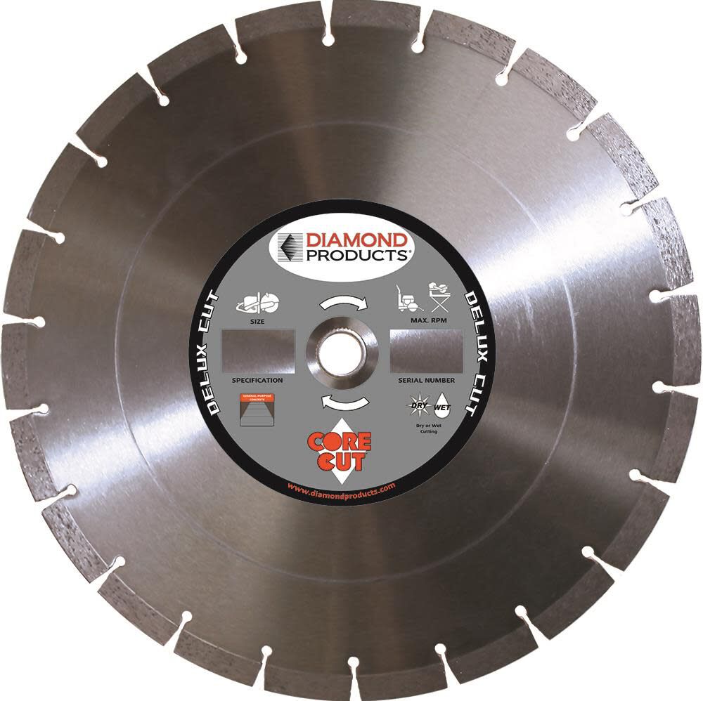 12 In. x .110 In. x 1 In. Delux-Cut Dry High Speed Blade 70495