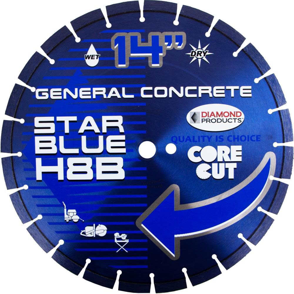 12 In. x .110 in. x 1 In. Star Blue High Speed Blade 92398