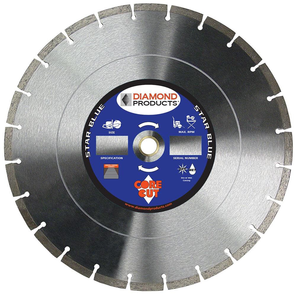 14 In. x .125 in. x 1 In. Star Blue High Speed Blade 85261D