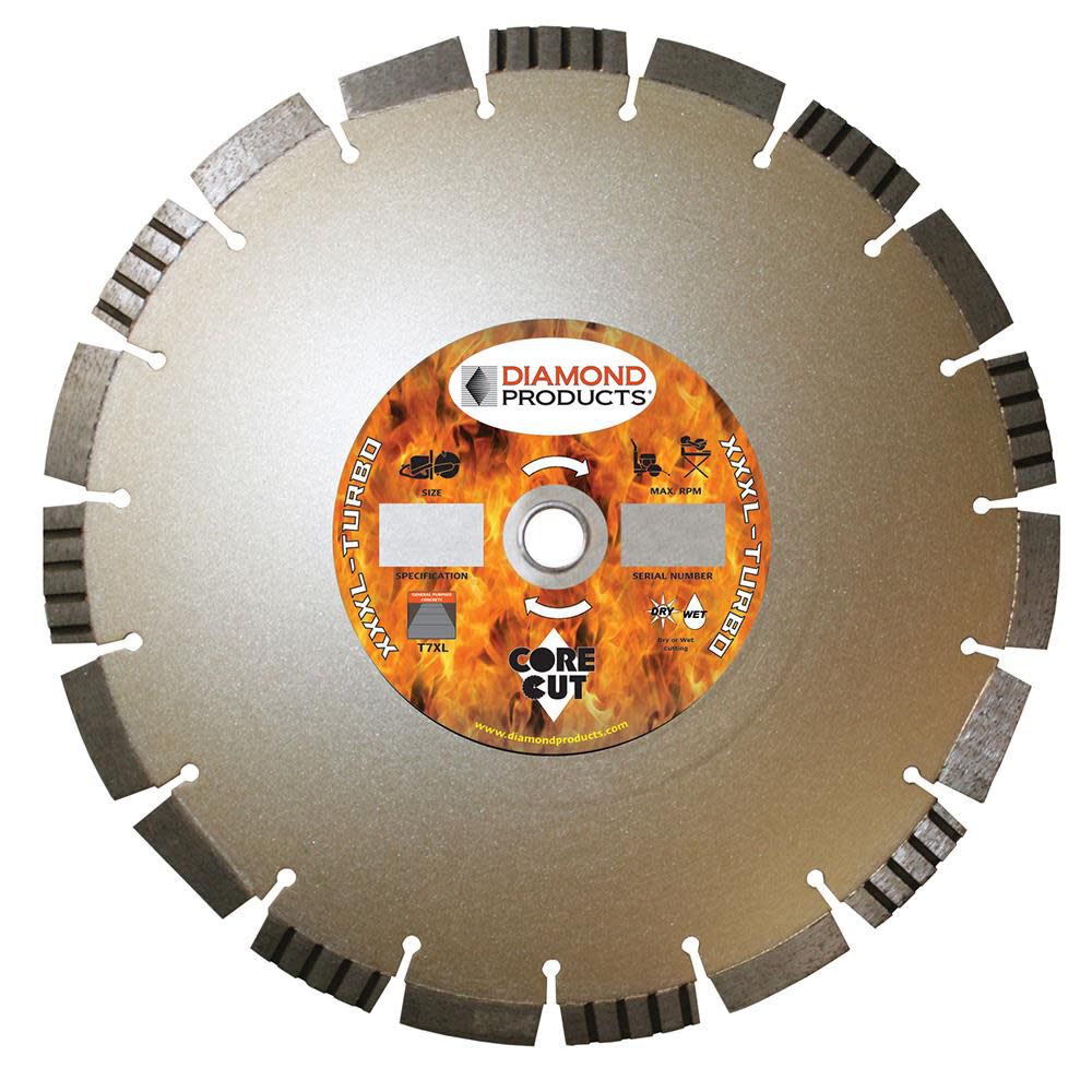 14 In. x .125 In. x 1 In. XXXL Turbo High Speed Blade 42891