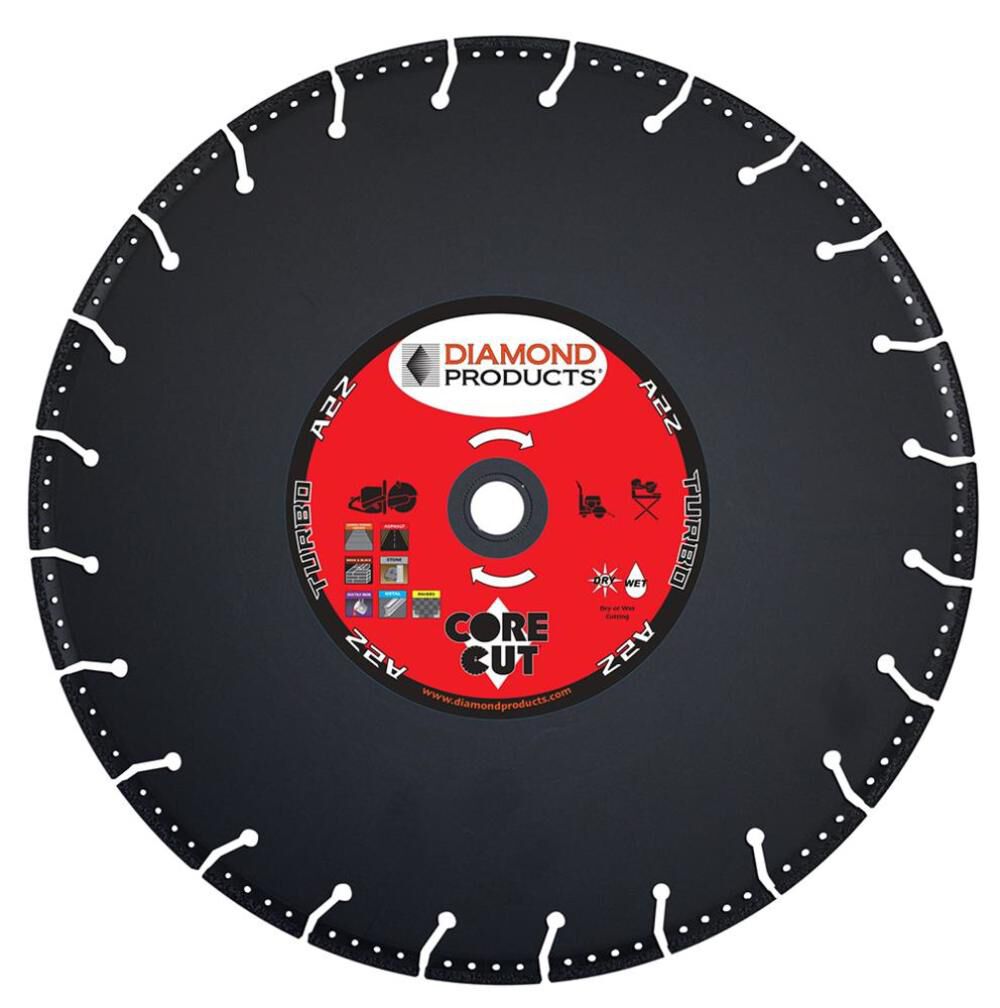 16 In. x .125 In. x 1 In. Vacuum Bonded Multipurpose Blade 21576