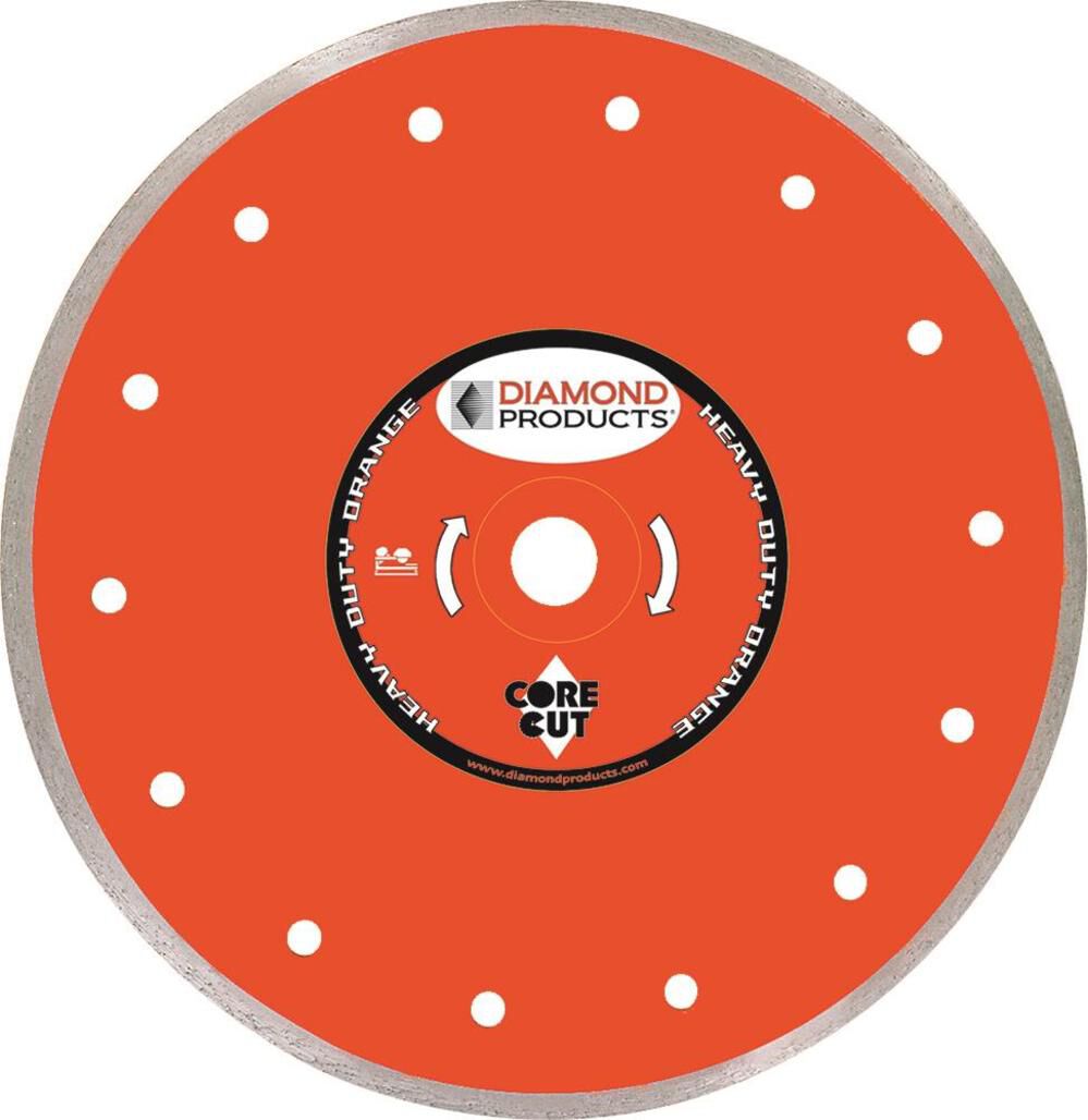 5 In. x .060 x 7/8 In. Heavy Duty Orange Dry Tile Blade 12510