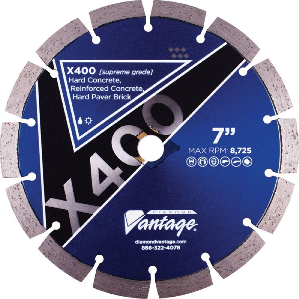 X400 Diamond Wheel 5in x .080in x 7/8-5/8 General Purpose Supreme Grade Blade 0508CDUX4-2