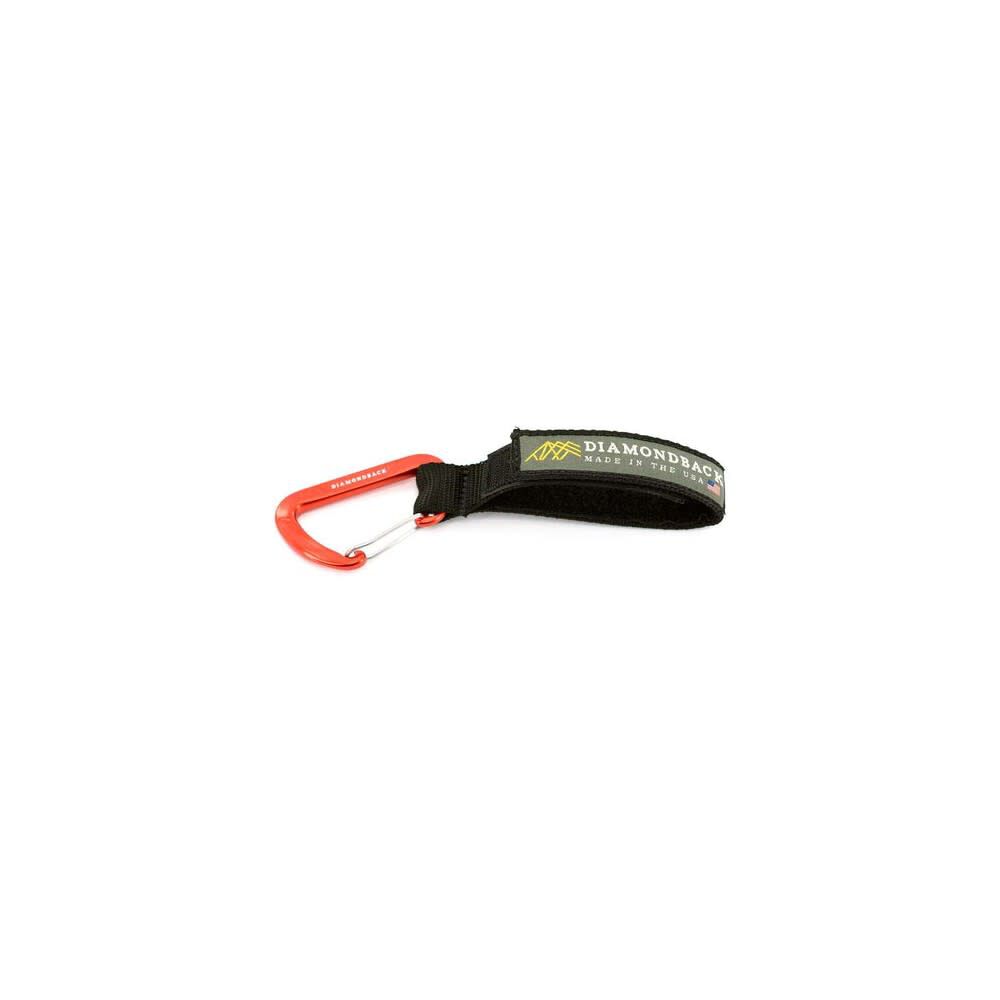 Black Carabiner Cord Loop DB7-25