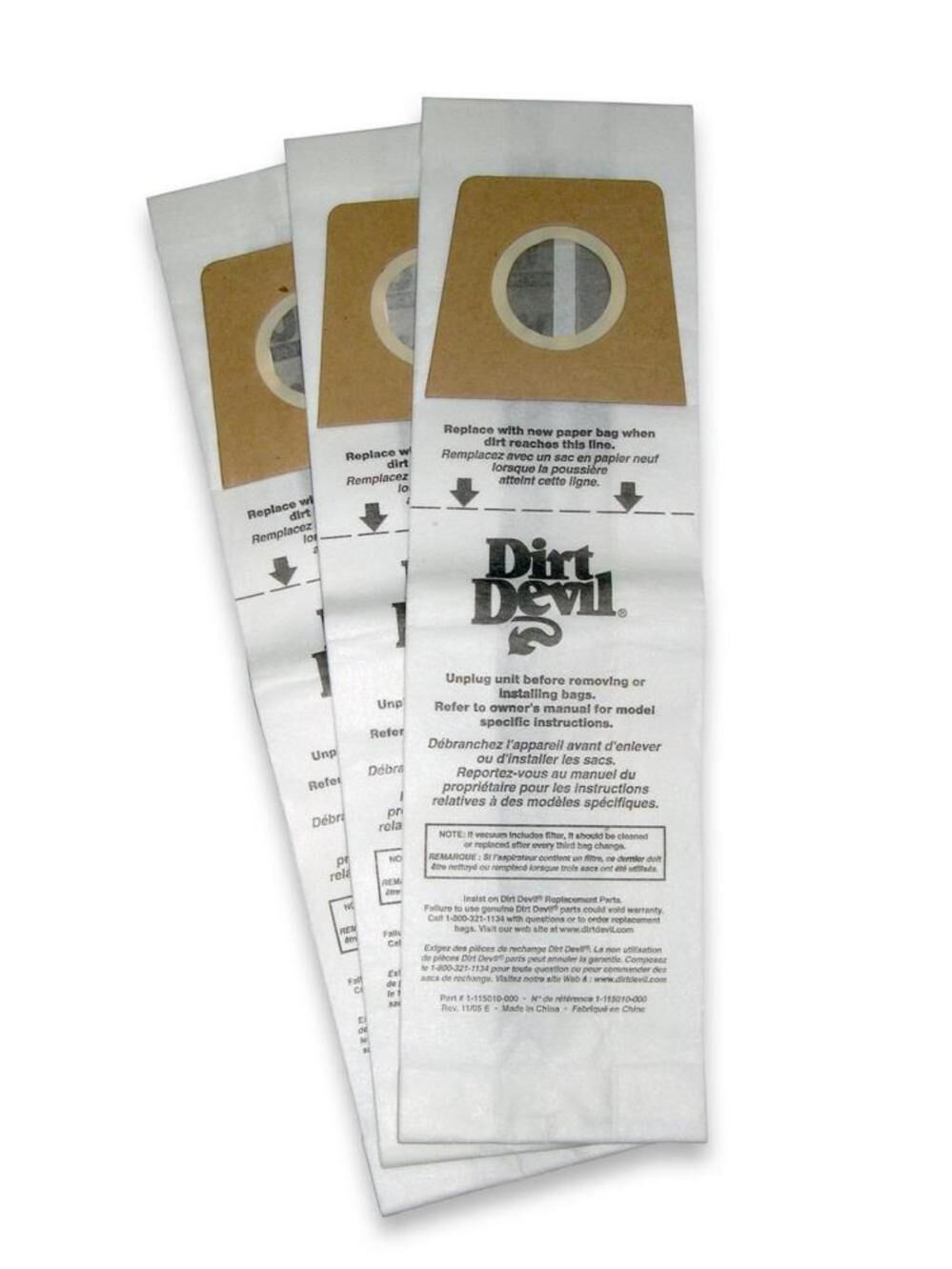 Type U Bags 3-Pack 3920047001 3920047001