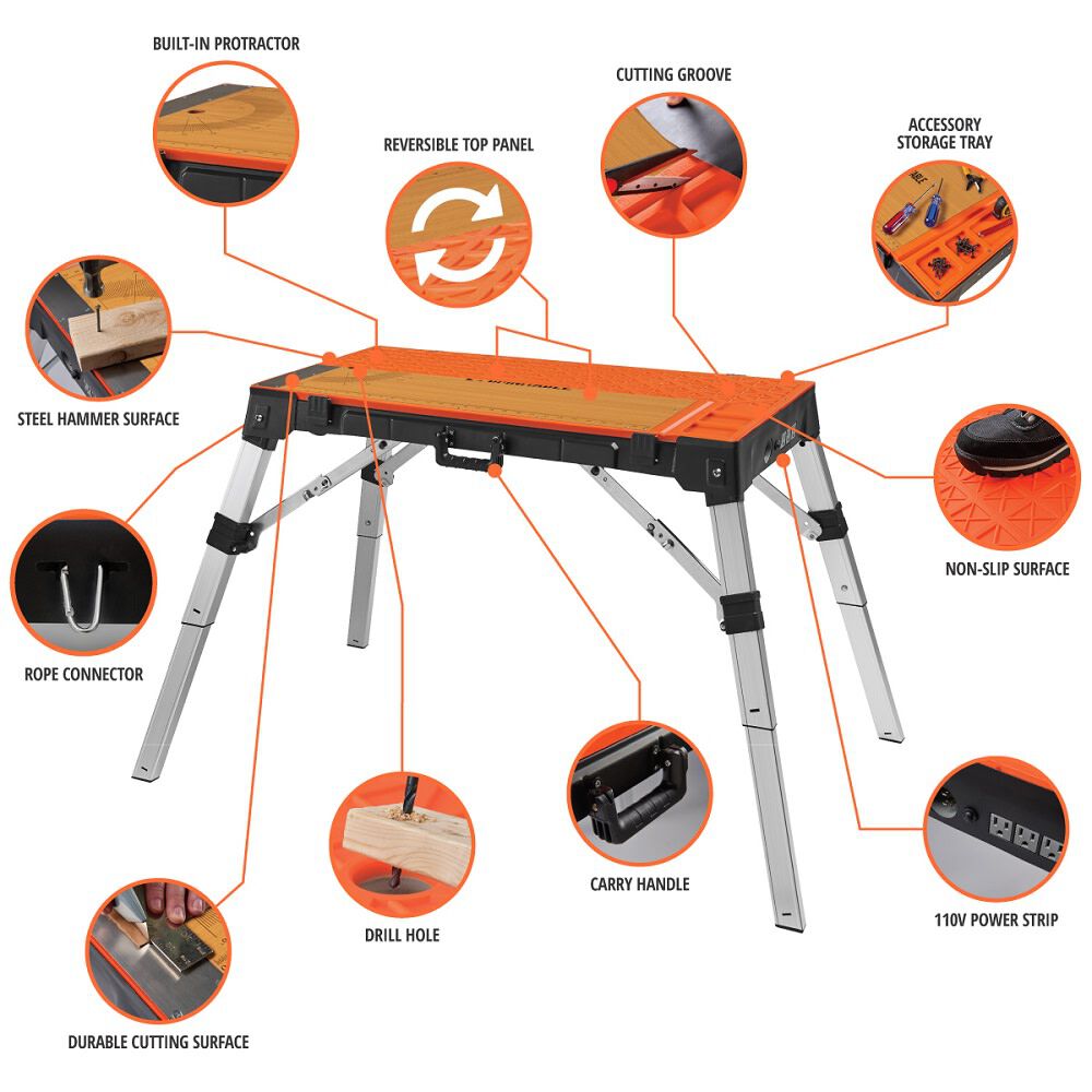 Omnitable Work Surface/ Workbench E0130140