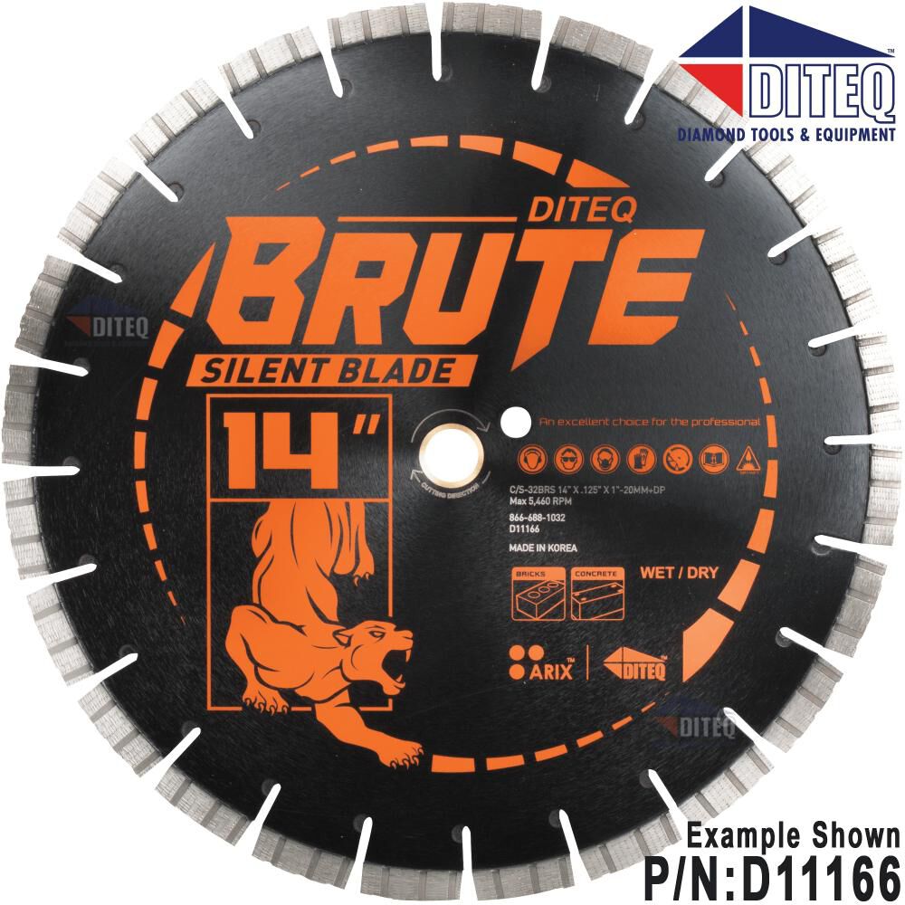 14in BRUTE Silent Blade D11166