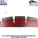 20in Red Silent Segmented Diamond Blade D44104