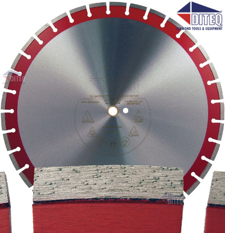 20in Red Silent Segmented Diamond Blade D44104