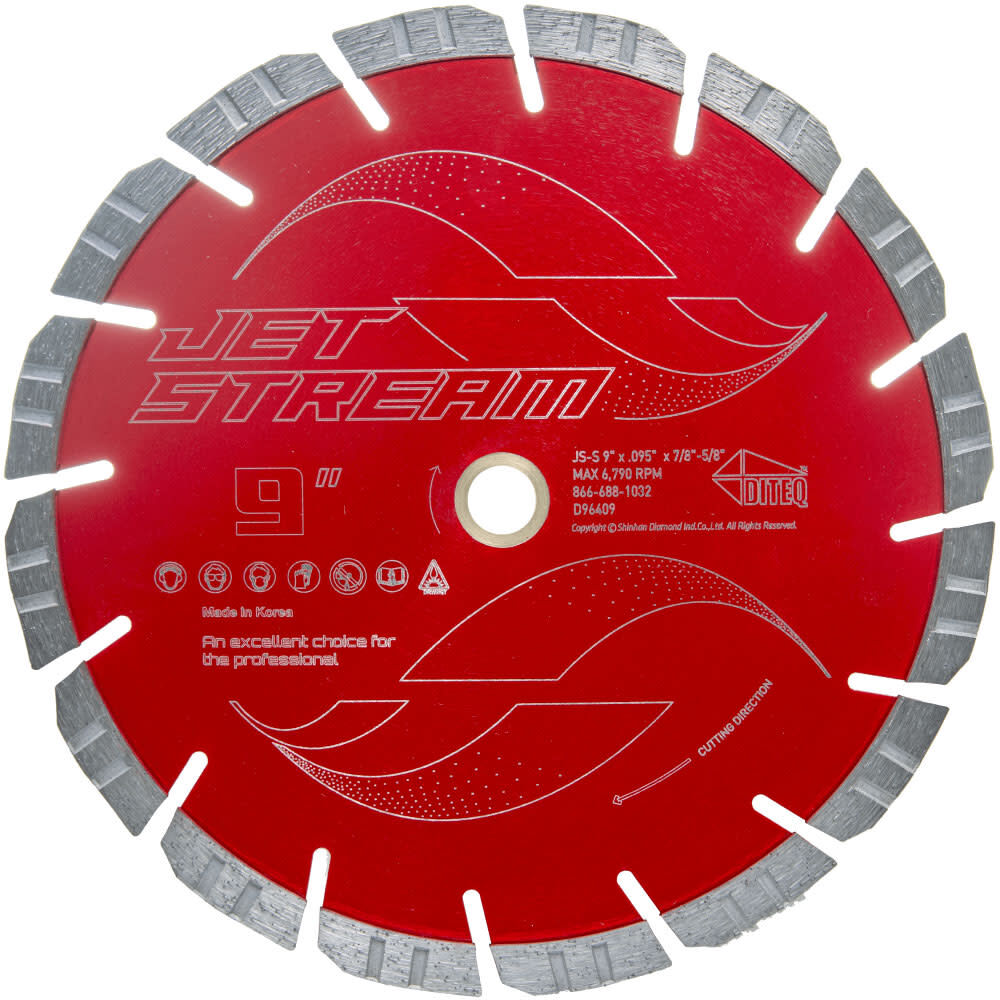 9in Jet Stream Diamond Blade D96409