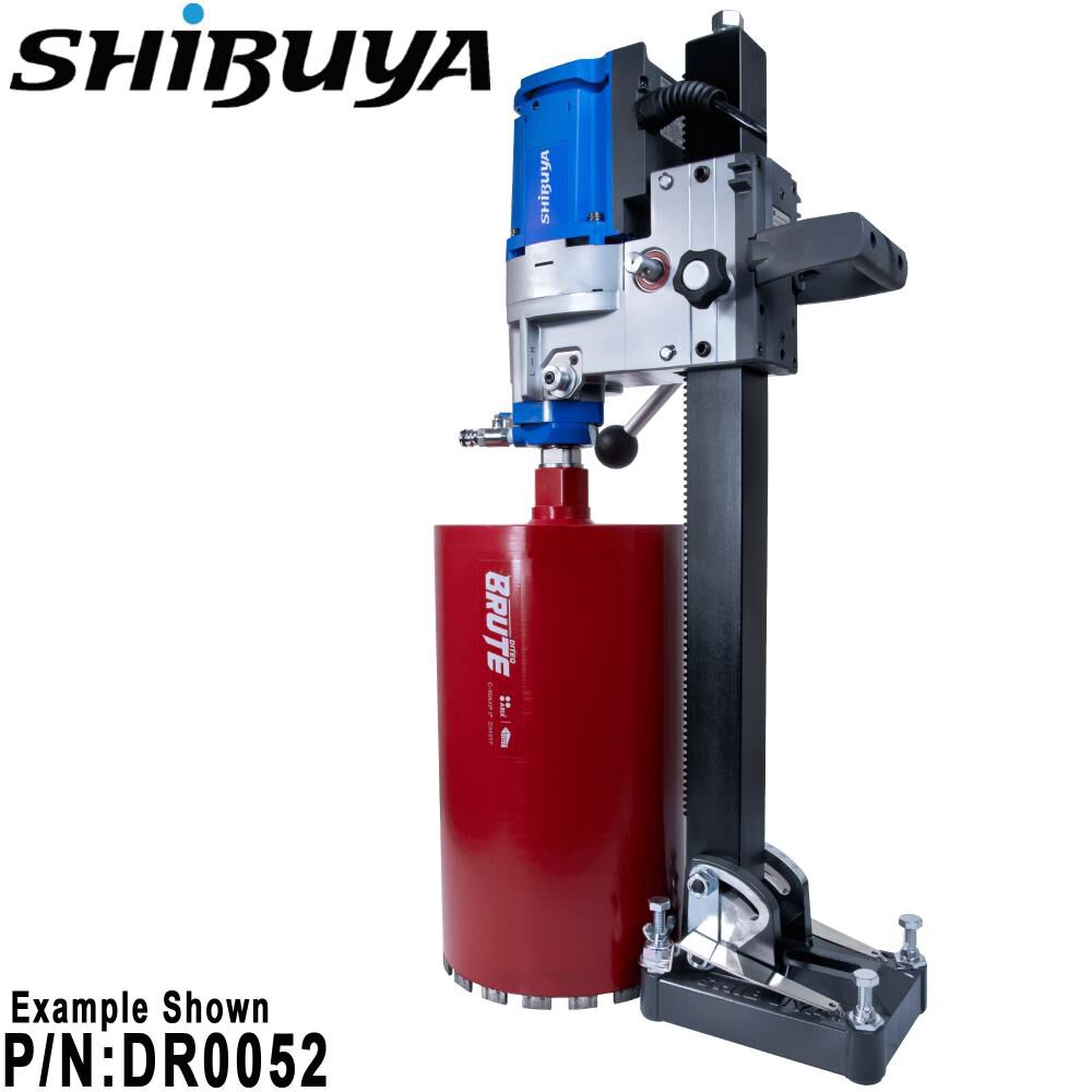 Shibuya TS-165Pro Angle Base Core Drills with Carrying Case (2-Speed) DR0052