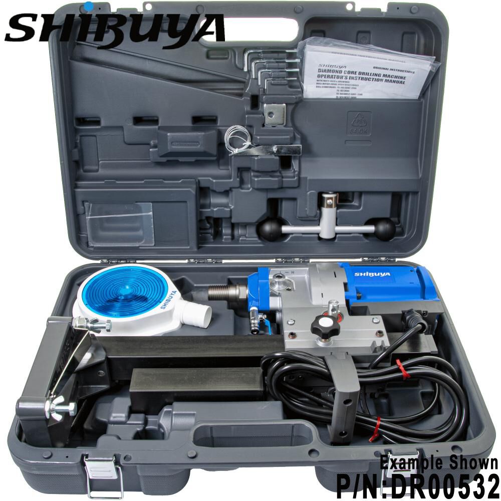 TS-165Pro Fixed Base Core Drill with Carrying Case DR0053