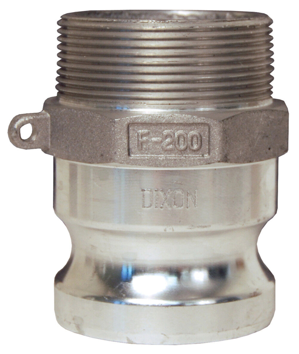 2 In. Global Aluminum Type F Adapter x Male NPT G200-F-AL