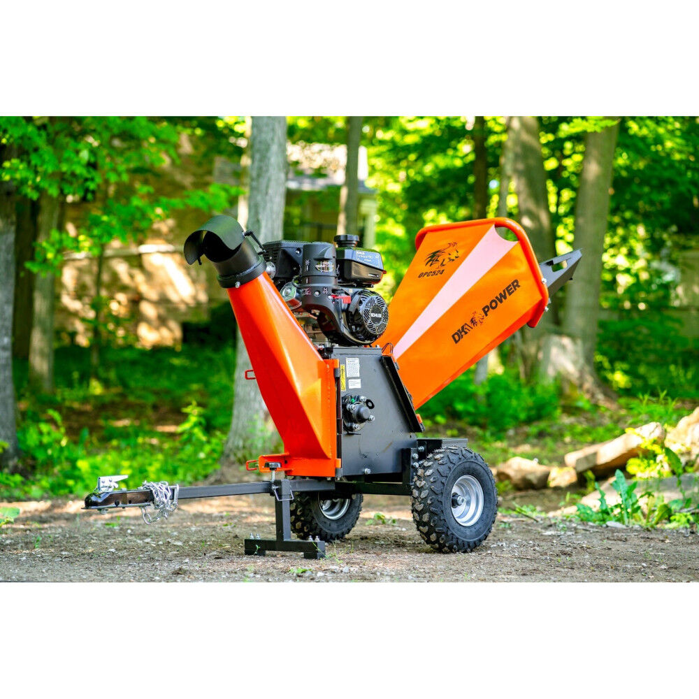 4in 280 cc 7HP Gasoline Powered Kinetic Drum Chipper OPC524