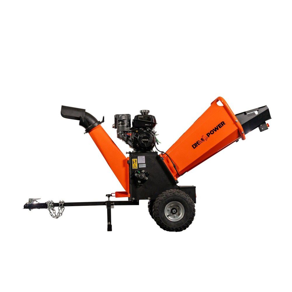 4in 280 cc 7HP Gasoline Powered Kinetic Drum Chipper OPC524