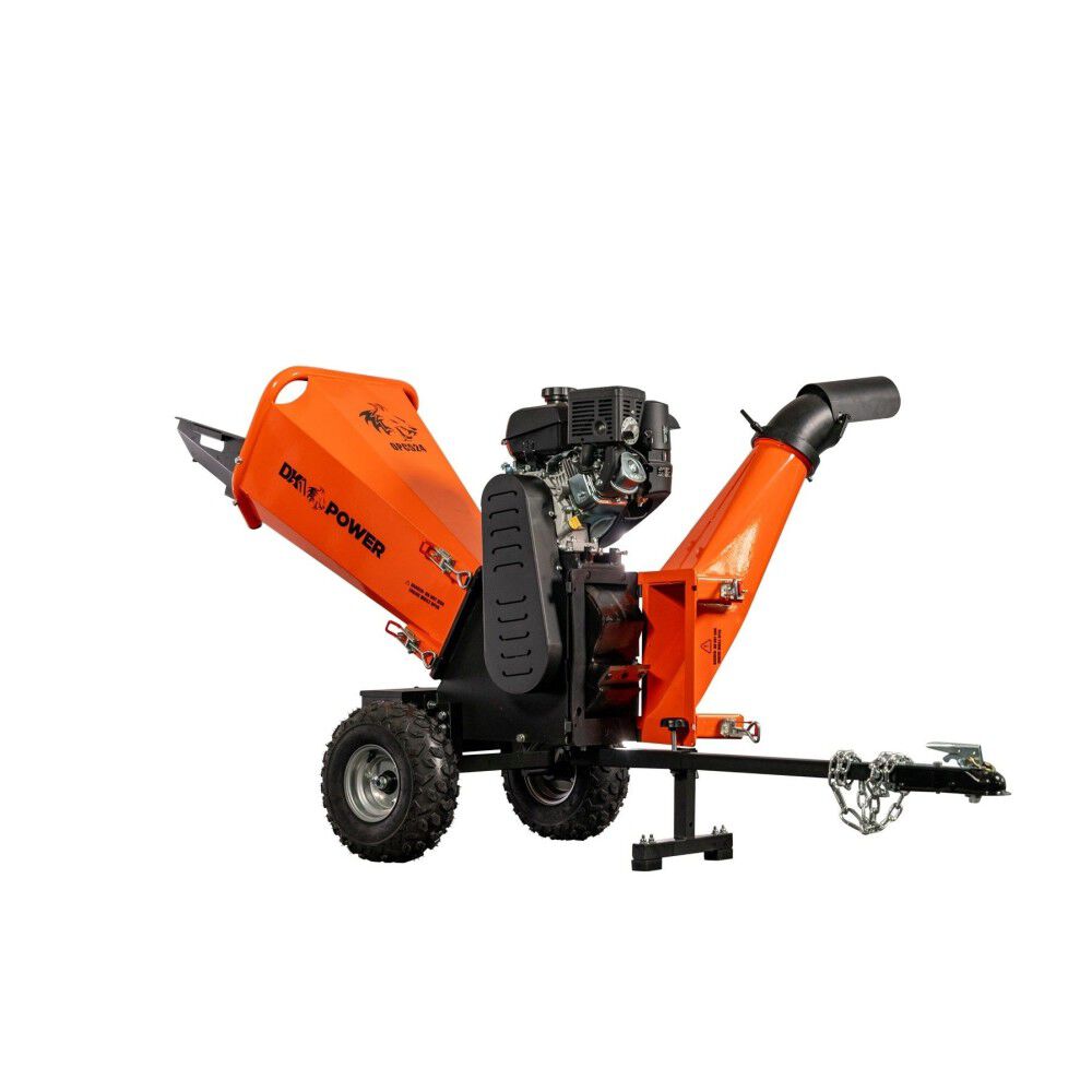 4in 280 cc 7HP Gasoline Powered Kinetic Drum Chipper OPC524