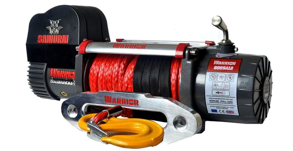 Samurai Winch Planetary Gear 8000lb with Synthetic Rope S8000-SR