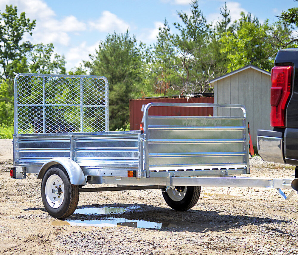 Utility Trailer Kit 5'x7' Drive Up Gate Galvanized MMT5X7G-DUG