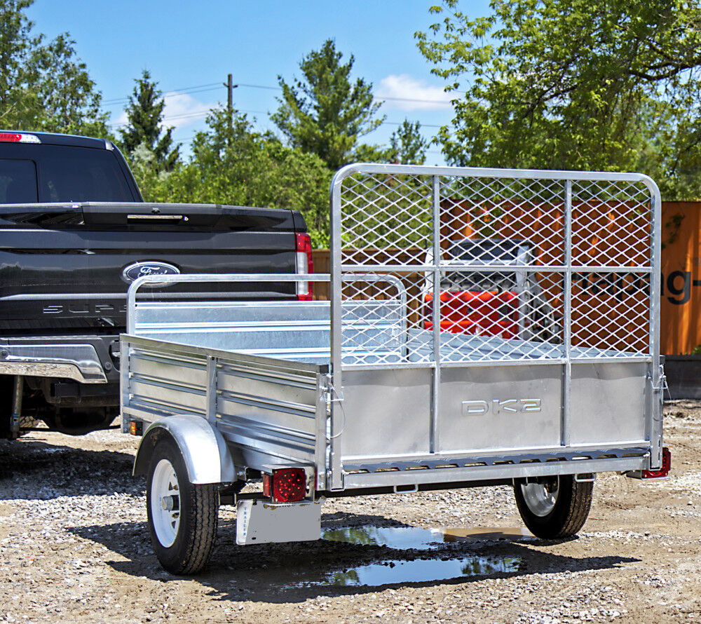 Utility Trailer Kit 5'x7' Drive Up Gate Galvanized MMT5X7G-DUG