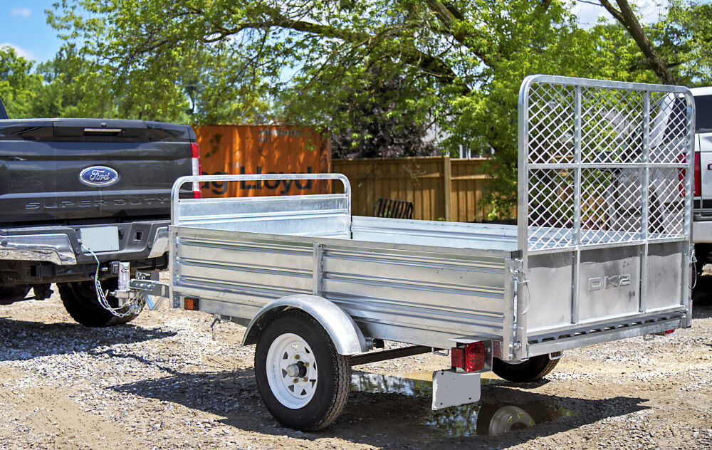 Utility Trailer Kit 5'x7' Drive Up Gate Galvanized MMT5X7G-DUG