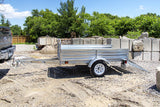 Utility Trailer Kit 5'x7' Drive Up Gate Galvanized MMT5X7G-DUG