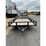 14ft Single Axle Pipetop Utility Trailer DL8414A135