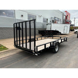 14ft Single Axle Pipetop Utility Trailer DL8414A135