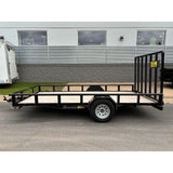 14ft Single Axle Pipetop Utility Trailer DL8414A135