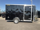 6' x 12' Enclosed Trailer 2022 Black BL612A135