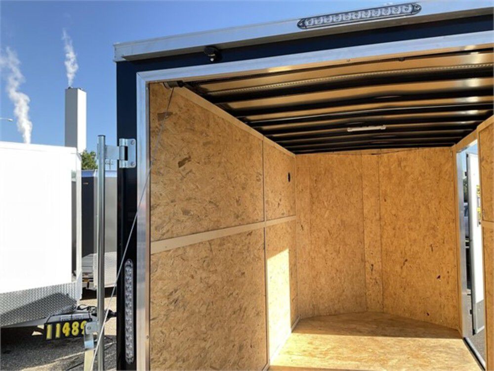 6' x 12' Enclosed Trailer 2022 Black BL612A135