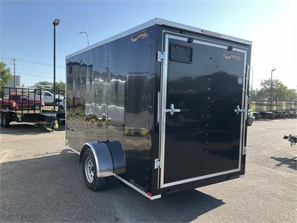 6' x 12' Enclosed Trailer 2022 Black BL612A135