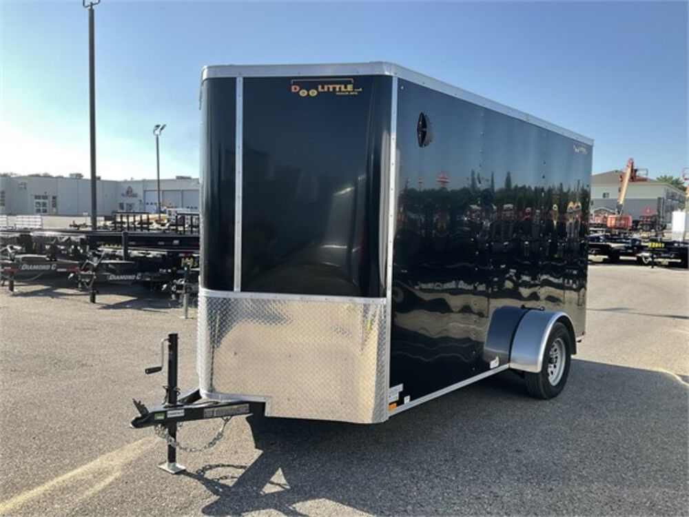 6' x 12' Enclosed Trailer 2022 Black BL612A135