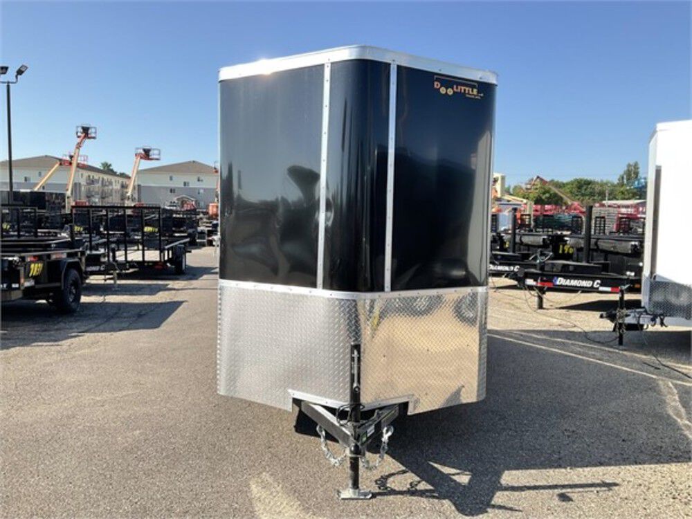 6' x 12' Enclosed Trailer 2022 Black BL612A135