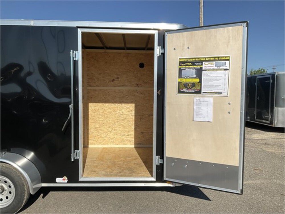 6' x 12' Enclosed Trailer 2022 Black BL612A135