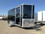 6' x 12' Enclosed Trailer 2022 Black BL612A135