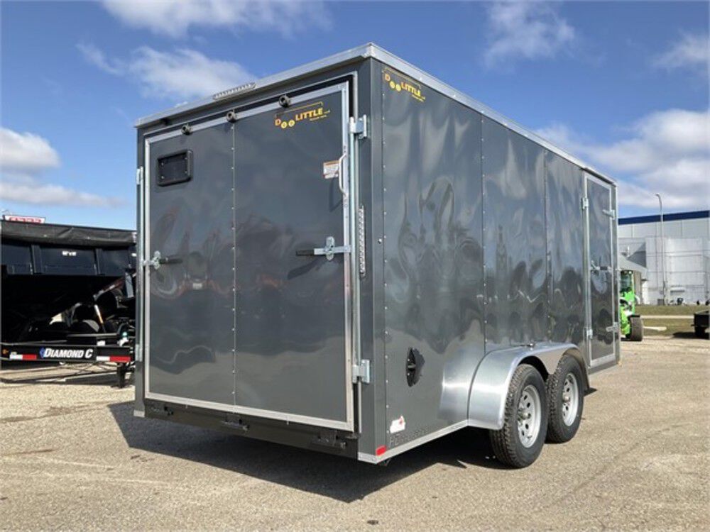 7' x 16' Enclosed Trailer 2022 Gray BL716A235