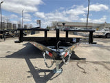 84in x 18' Equipment Trailer with Dove Tail 2022 Black CF8418A252