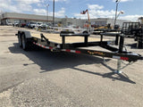 84in x 18' Equipment Trailer with Dove Tail 2022 Black CF8418A252