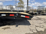 84in x 18' Equipment Trailer with Dove Tail 2022 Black CF8418A252